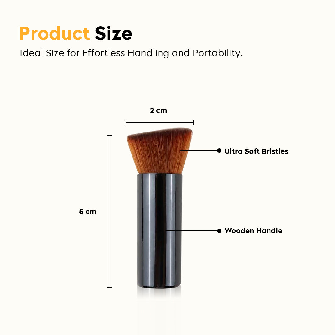 Flat Angled Makeup Brush