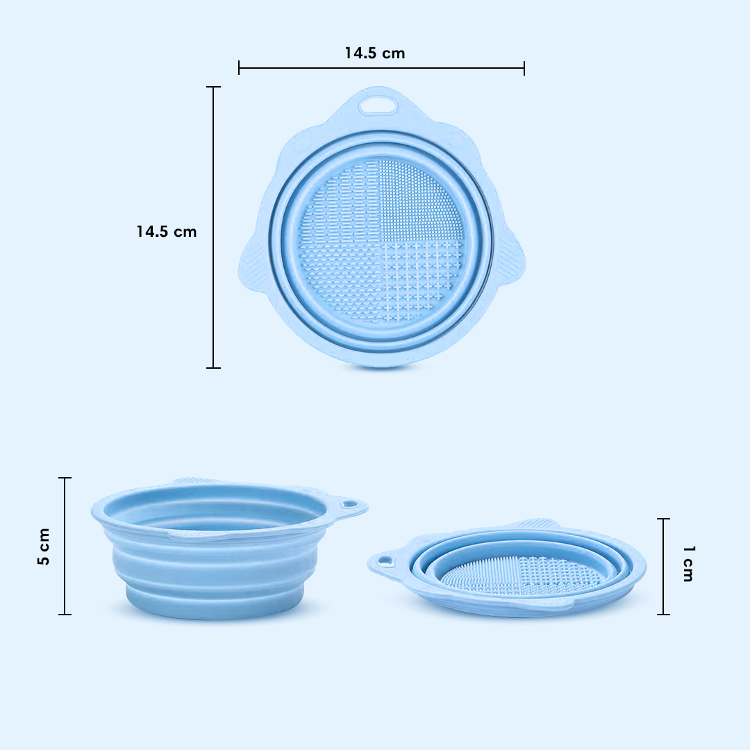 Foldable Silicone Makeup Brush Cleaner