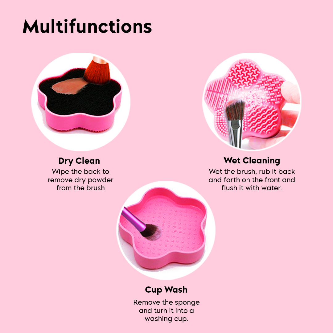 Makeup Brush Cleaning Scrubber