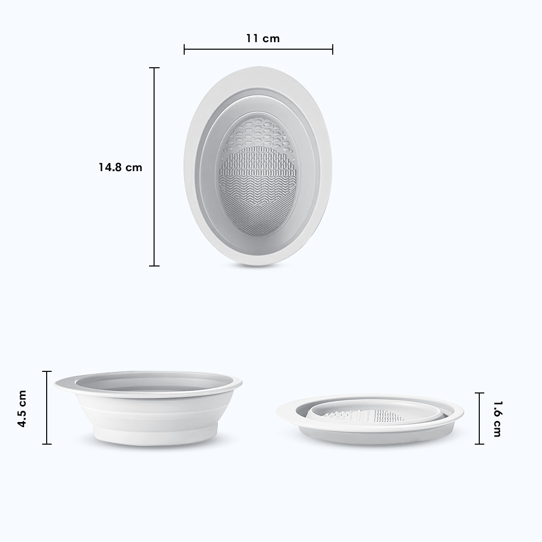 Foldable Brush Cleansing Bowl