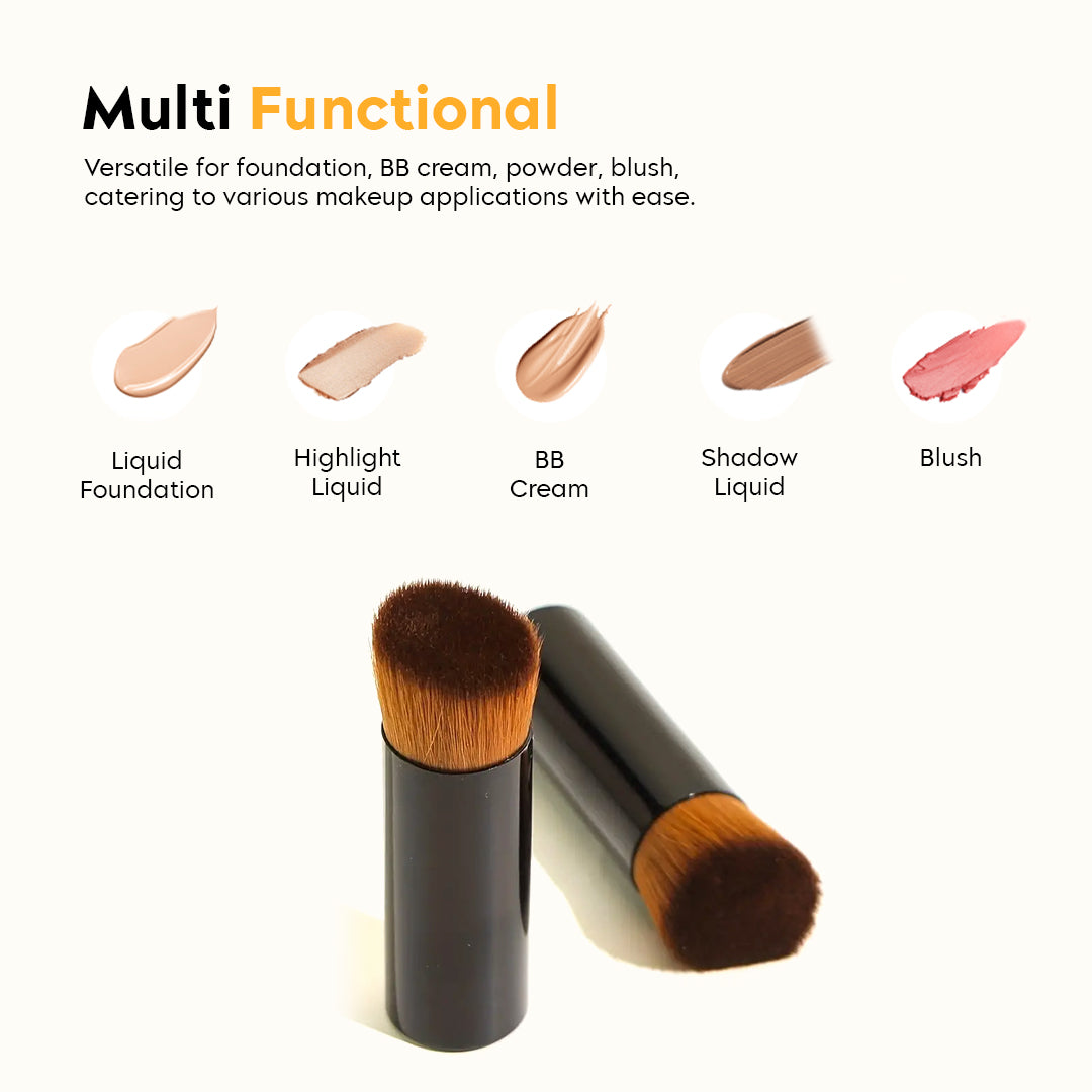 Flat Angled Makeup Brush