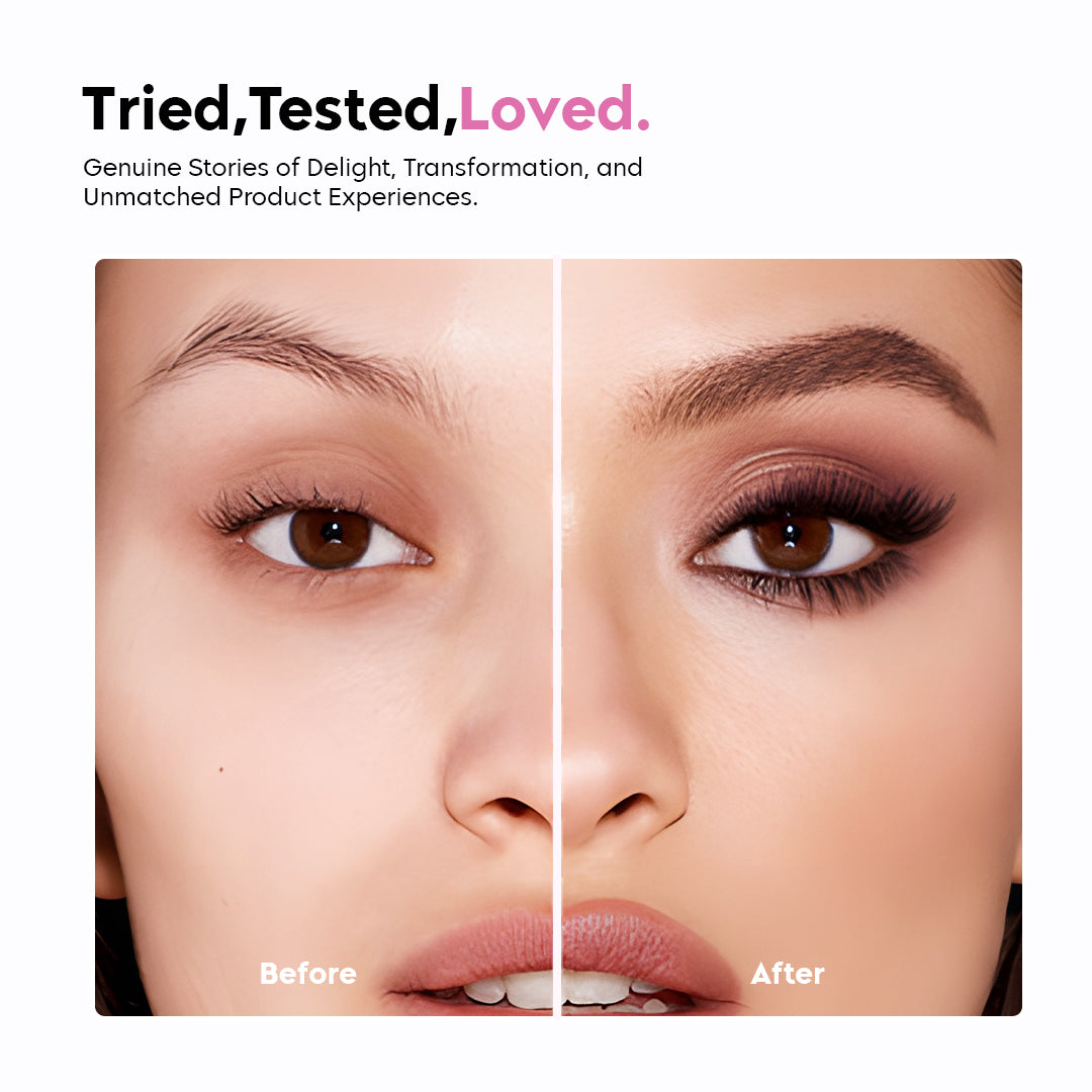 Three Piece Silicone Eyebrow Tools Set