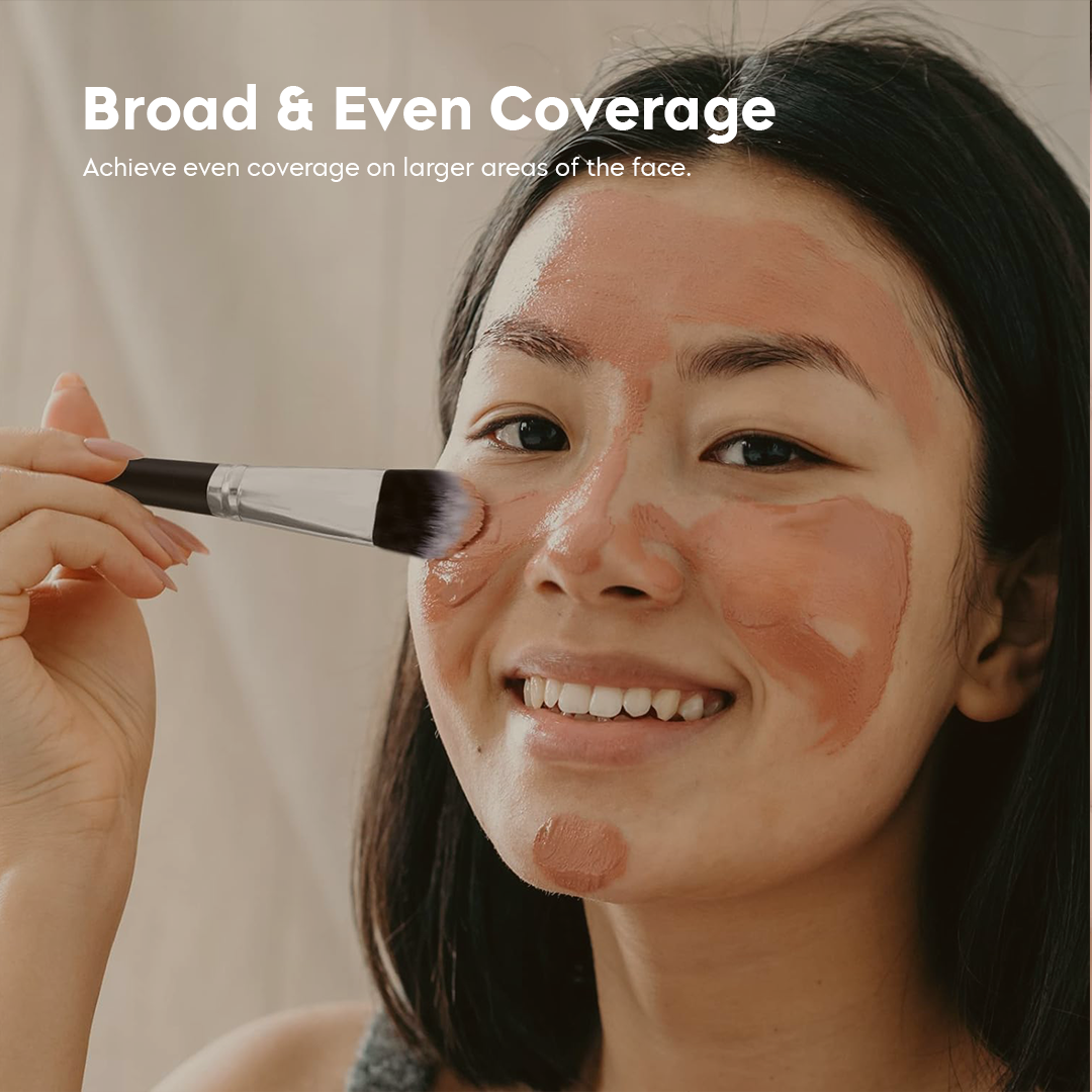 Dual-ended Foundation Brush