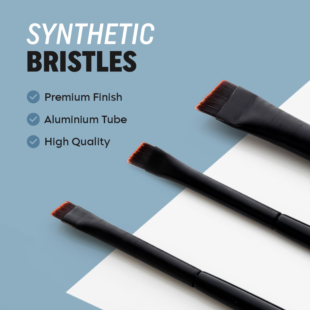 Angled Eyeliner and Brow Brushes Set