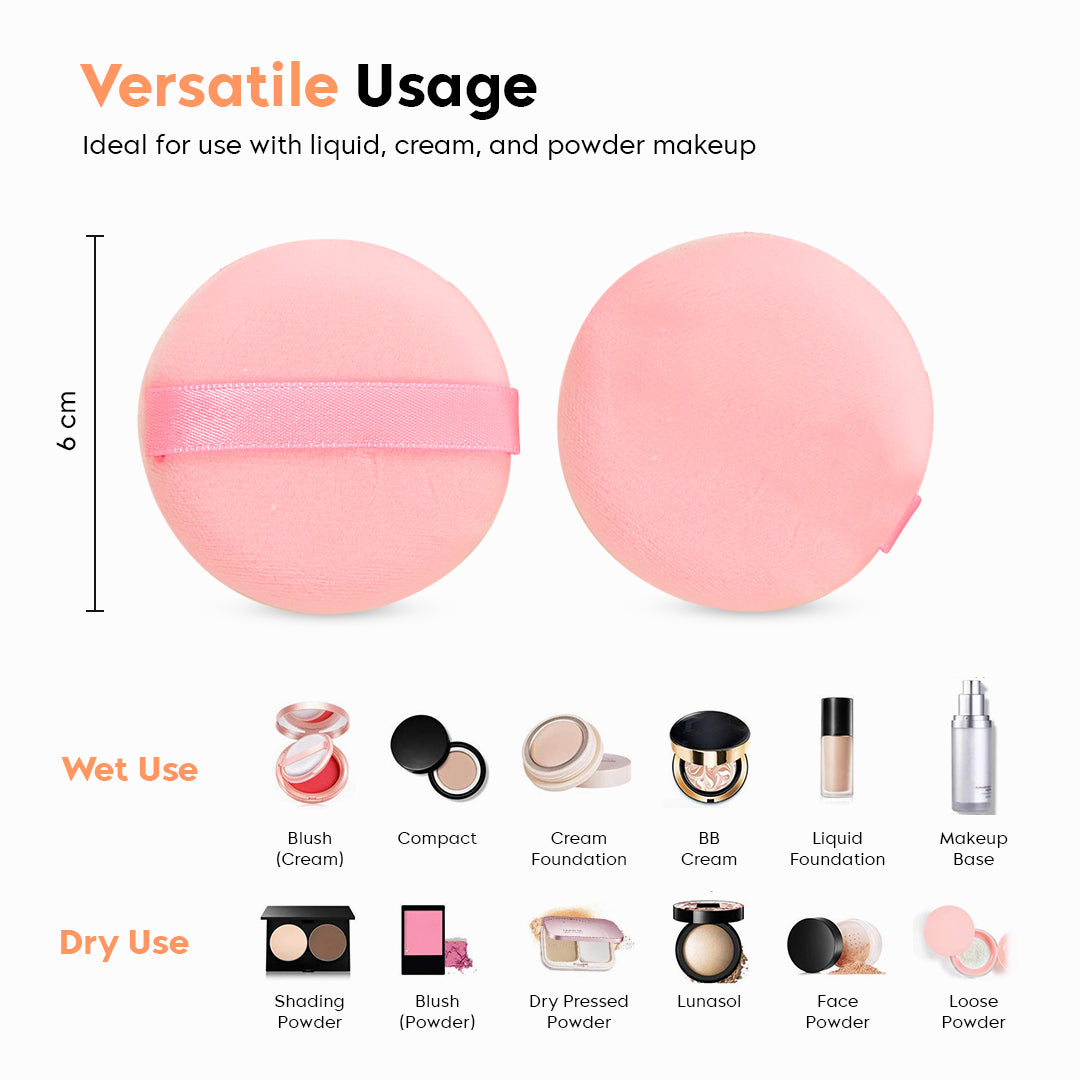 Round Makeup Puff Pack