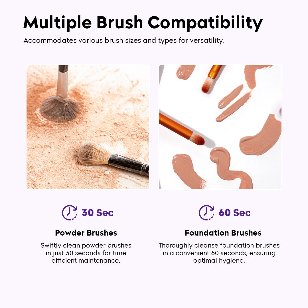 Electric makeup brush Cleanser