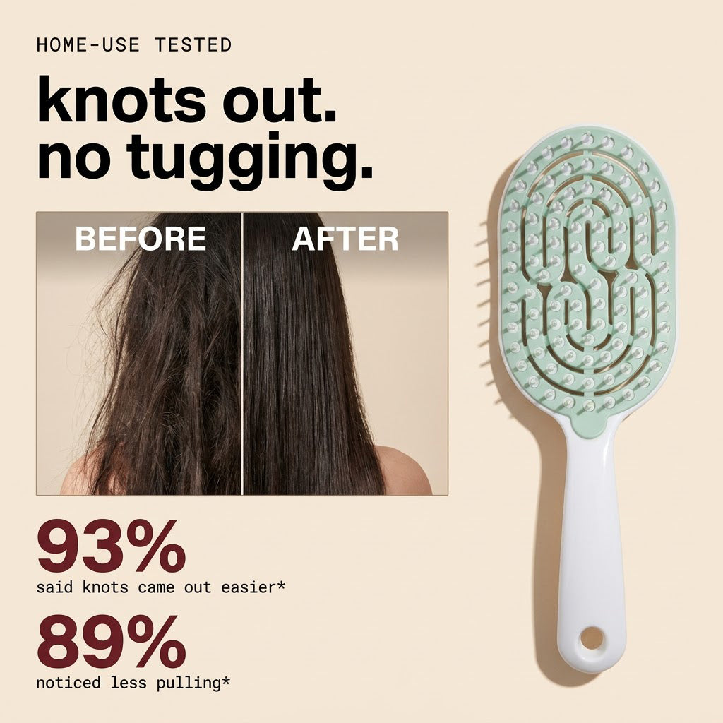 Self Cleaning Brush with Removable Lid or Cap