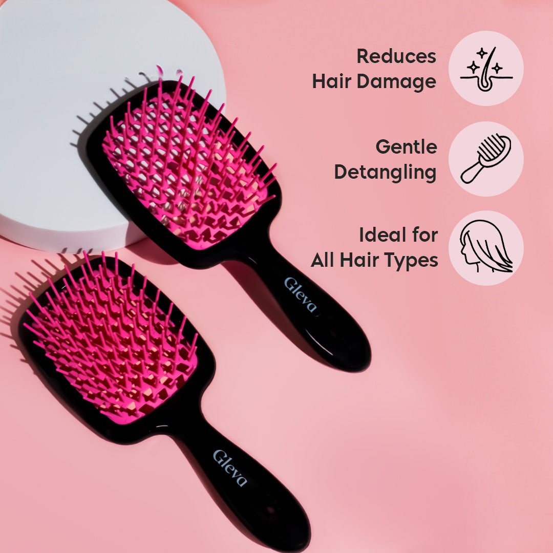 Hair Detangling Brush +(Free Scalp Massager)