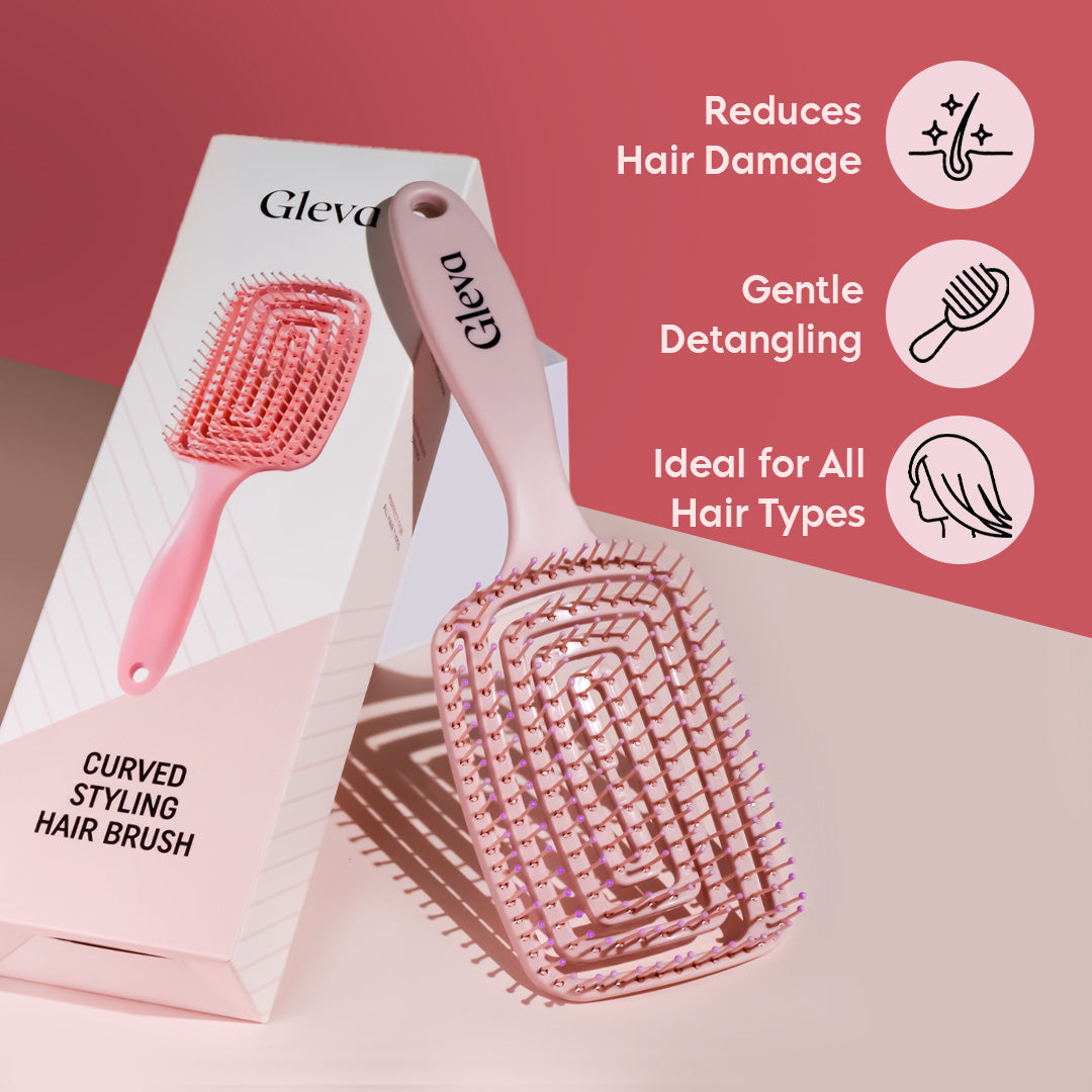Curved Vented Hair Brush