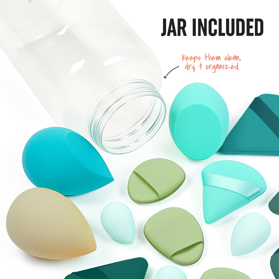 Beauty Blender Set Jar