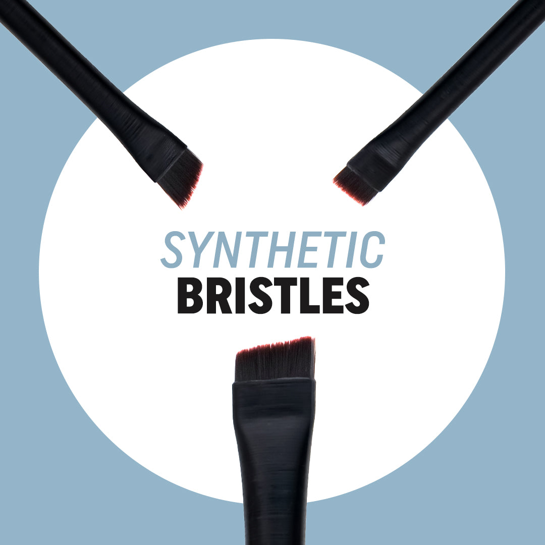 Angled Eyeliner and Brow Brushes Set