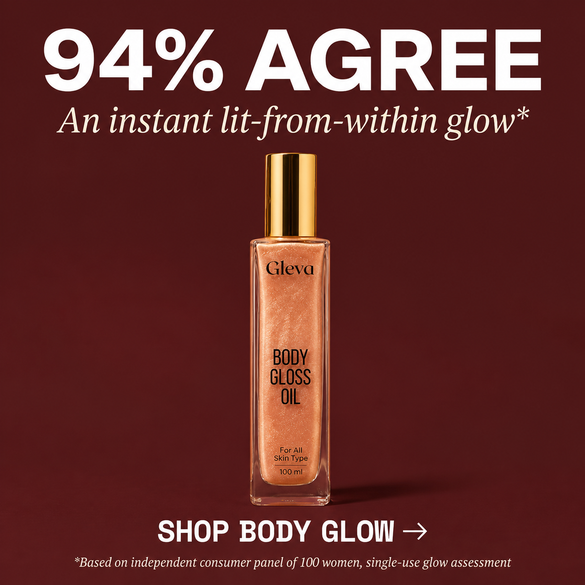 Gleva Body Gloss Oil