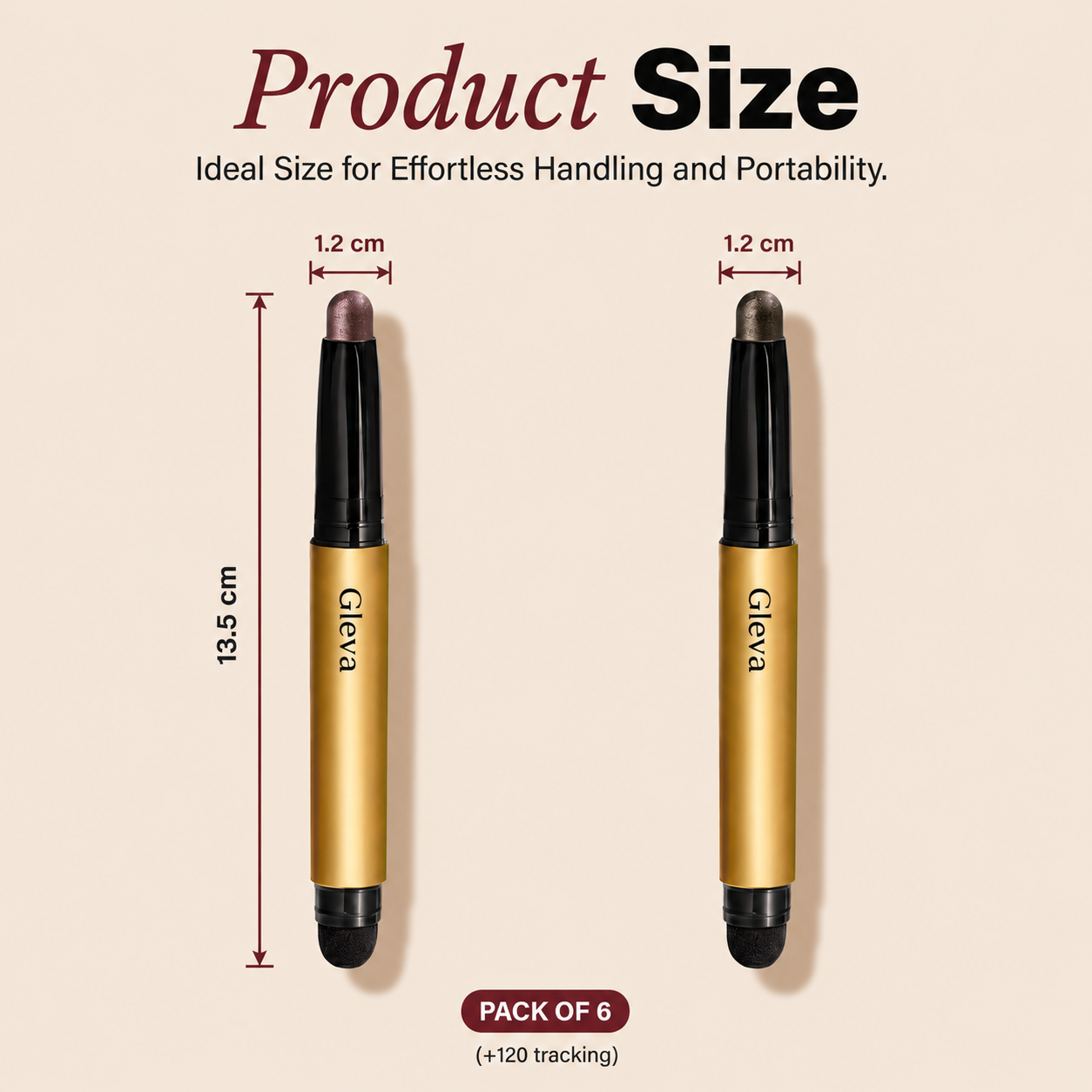 Gleva 6 Eyeshadow Sticks Set