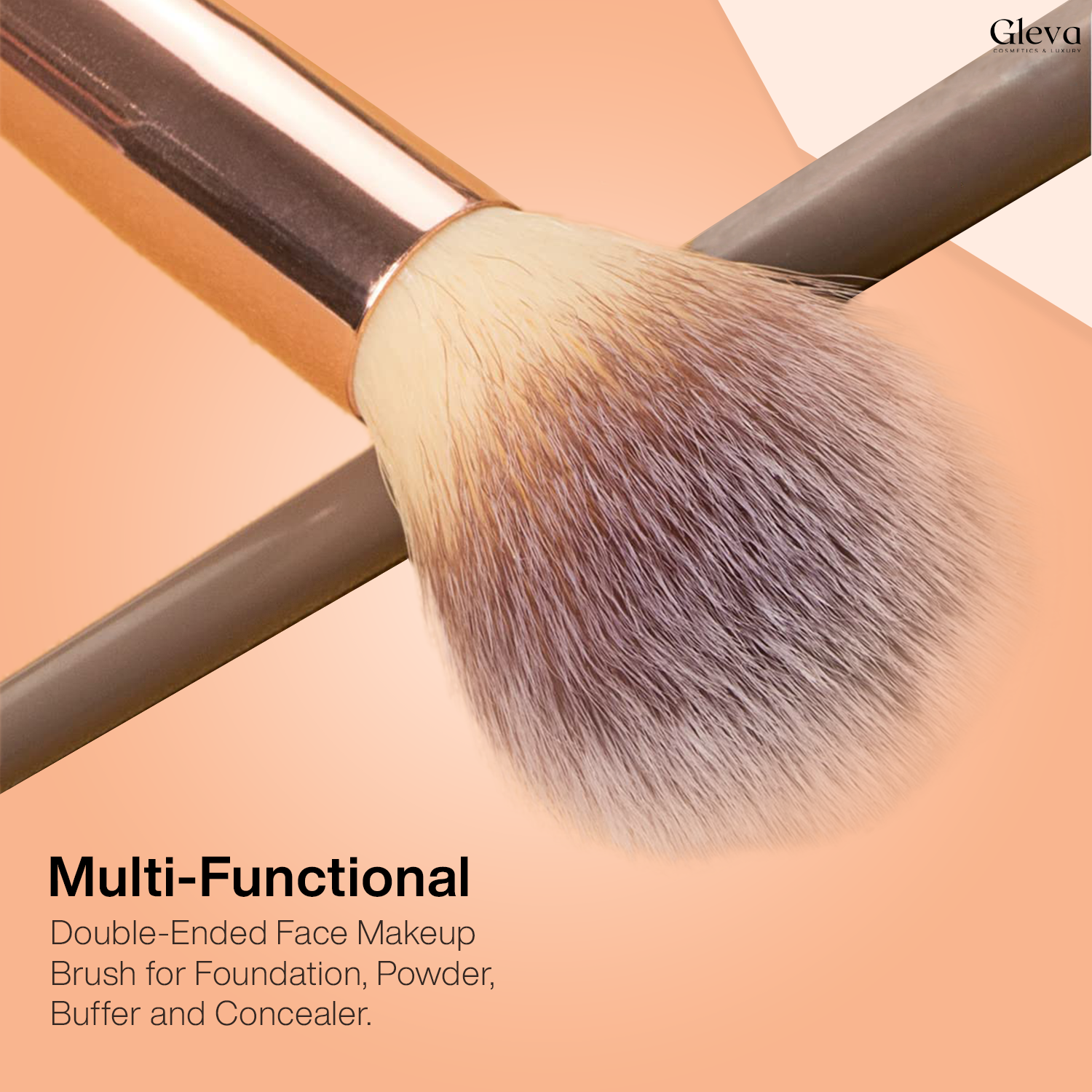 Dual-ended Countour Powder Brush