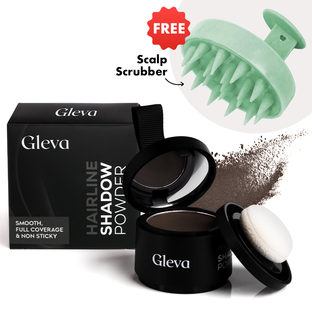 Gleva Hairline Powder+ Free (Scalp Scrubber)