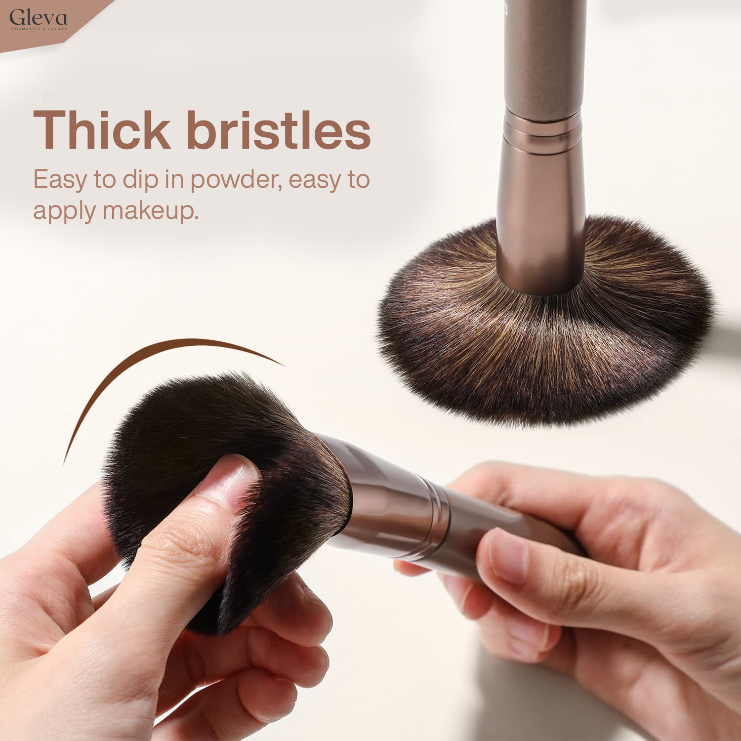 Synthetic Makeup 14 Pcs Brush Set (Coffee Brown)