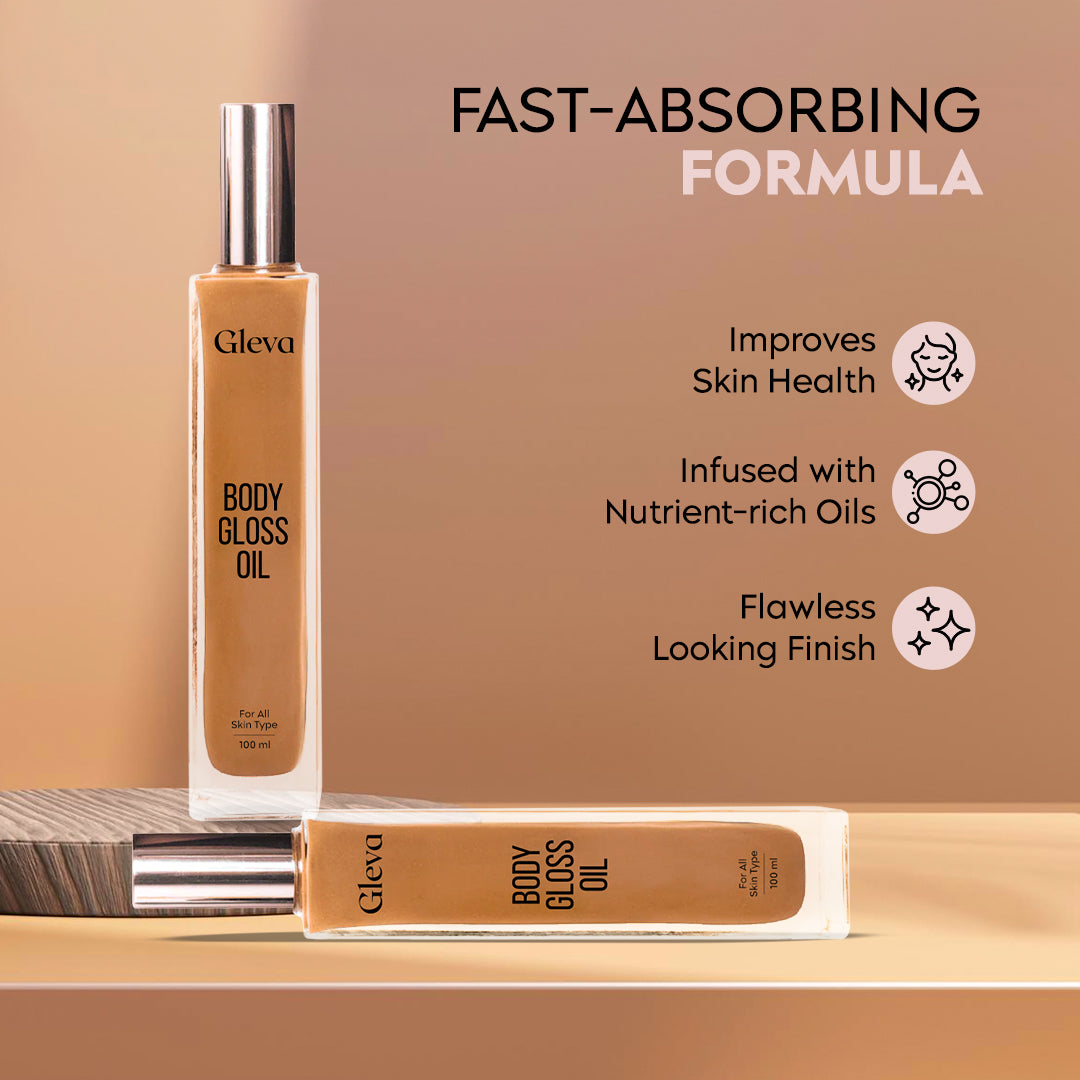 Gleva Body Gloss Oil (Get Brush Free)