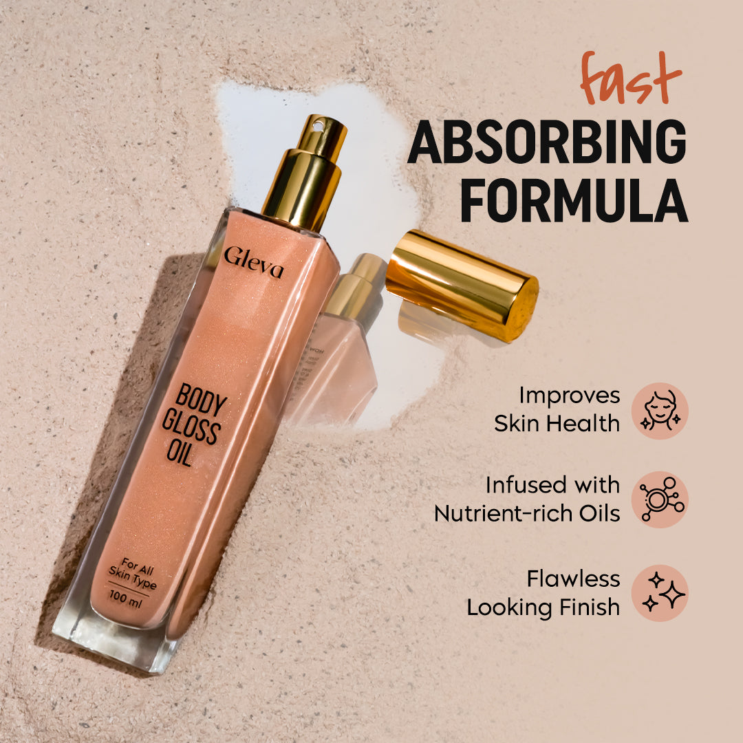 Gleva Body Gloss Oil (Get Brush Free)