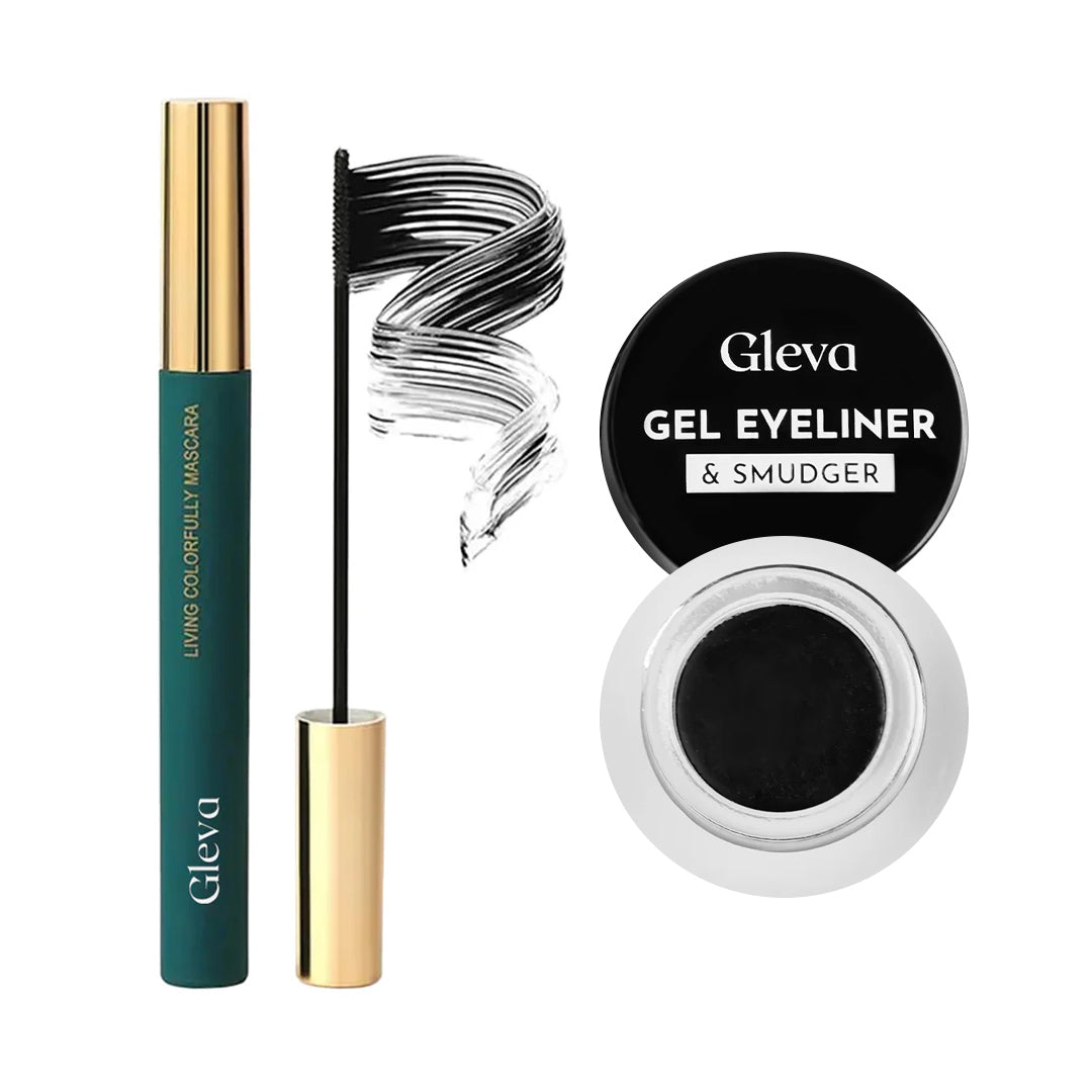 Eye Define Combo : Gel Eyeliner + Skinny Mascara with free flawless eyeliner tool