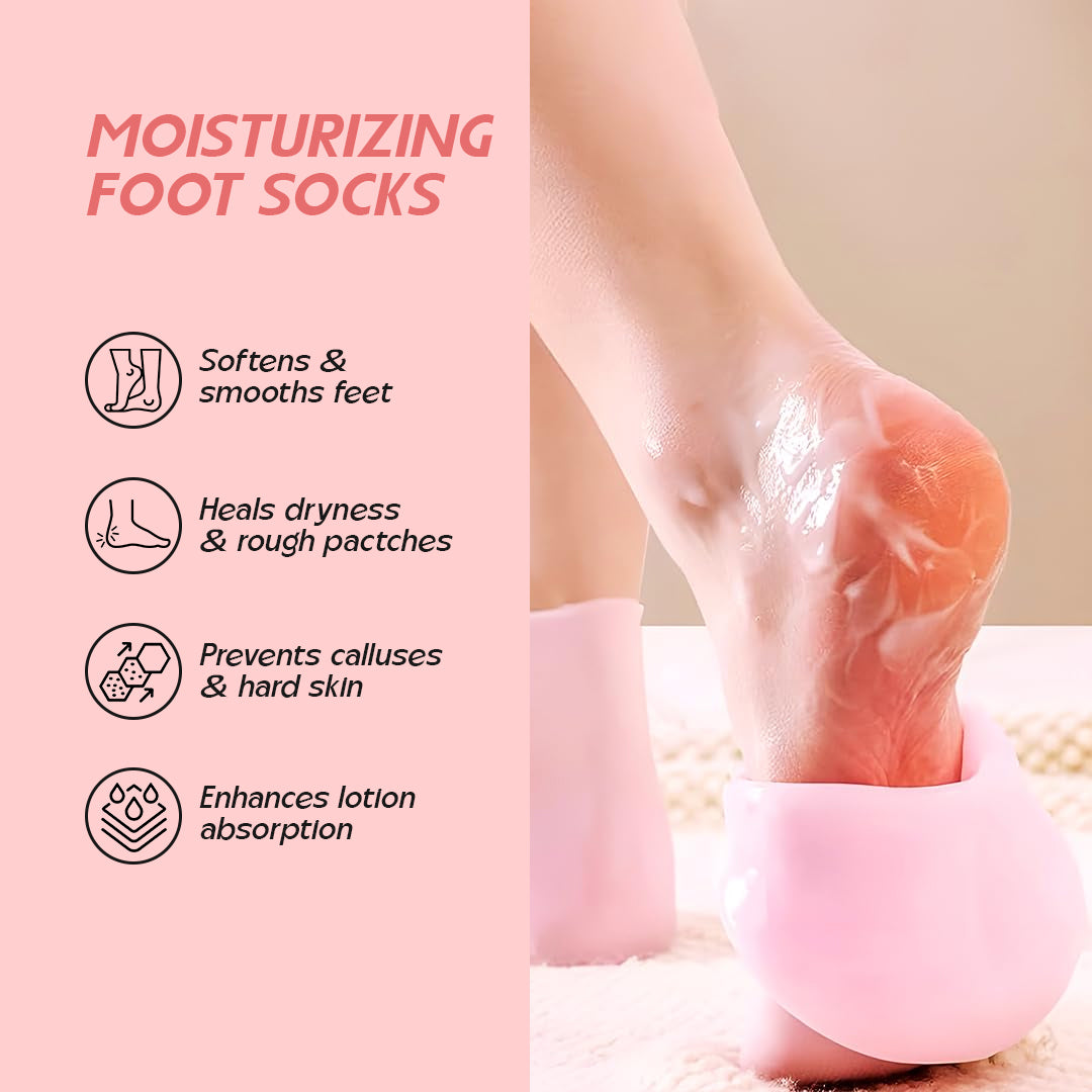 Professional Foot Cleaner for Dead Skin - Callus Remover + Free Moisturizing Foot Socks