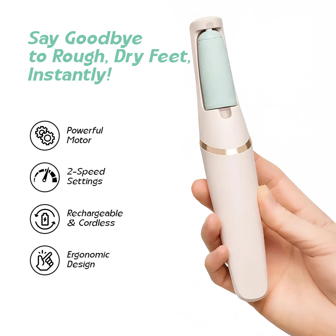 Professional Foot Cleaner for Dead Skin - Callus Remover + Free Moisturizing Foot Socks