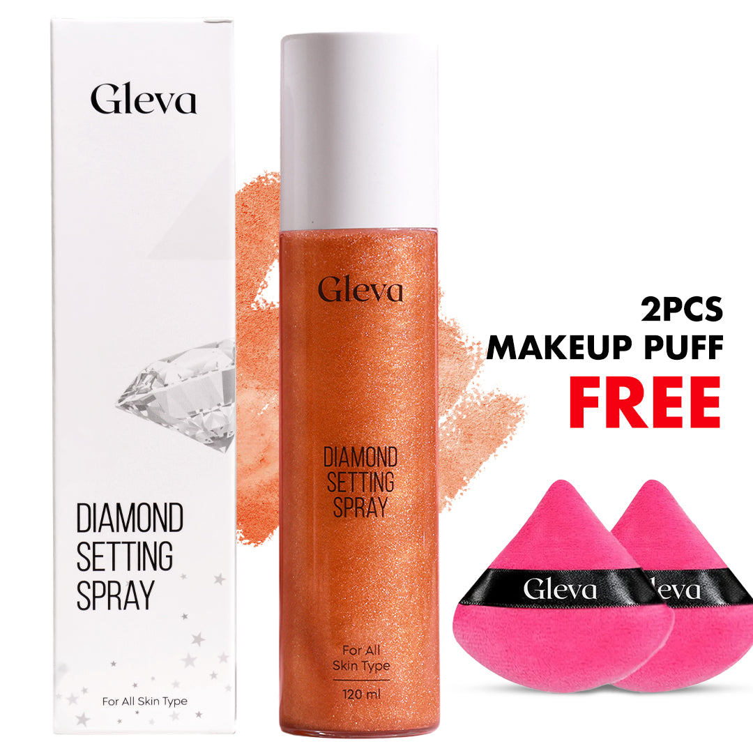 Diamond Setting Spray +(Free Makeup Puff Set)