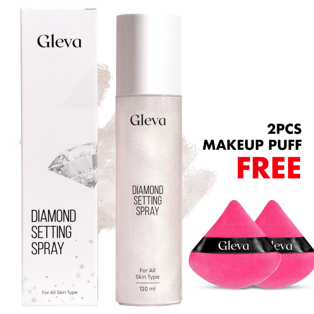 Diamond Setting Spray +(Free Makeup Puff Set)