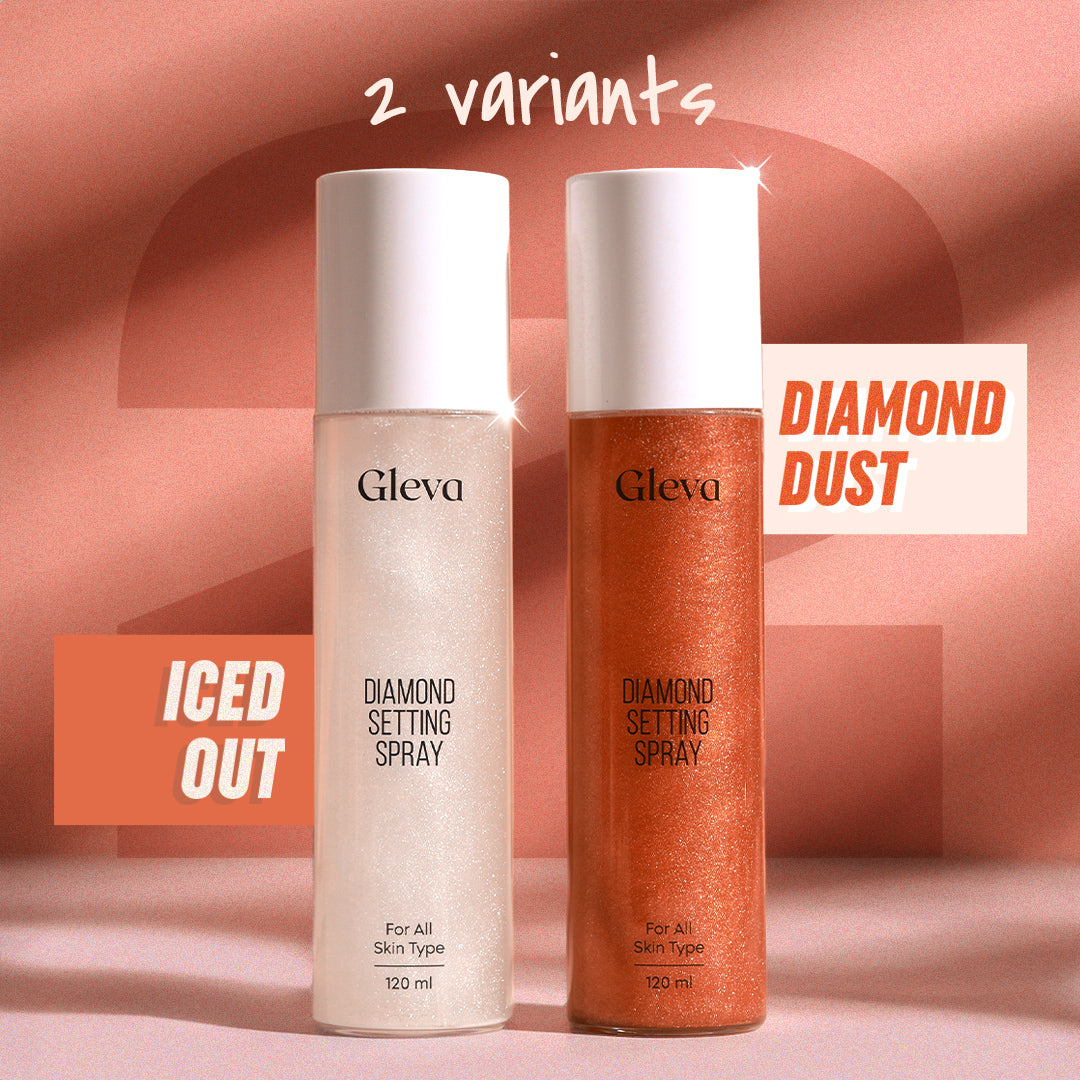 Combo Of Diamond Setting Spray+Waterproof Liquid Eyeliner