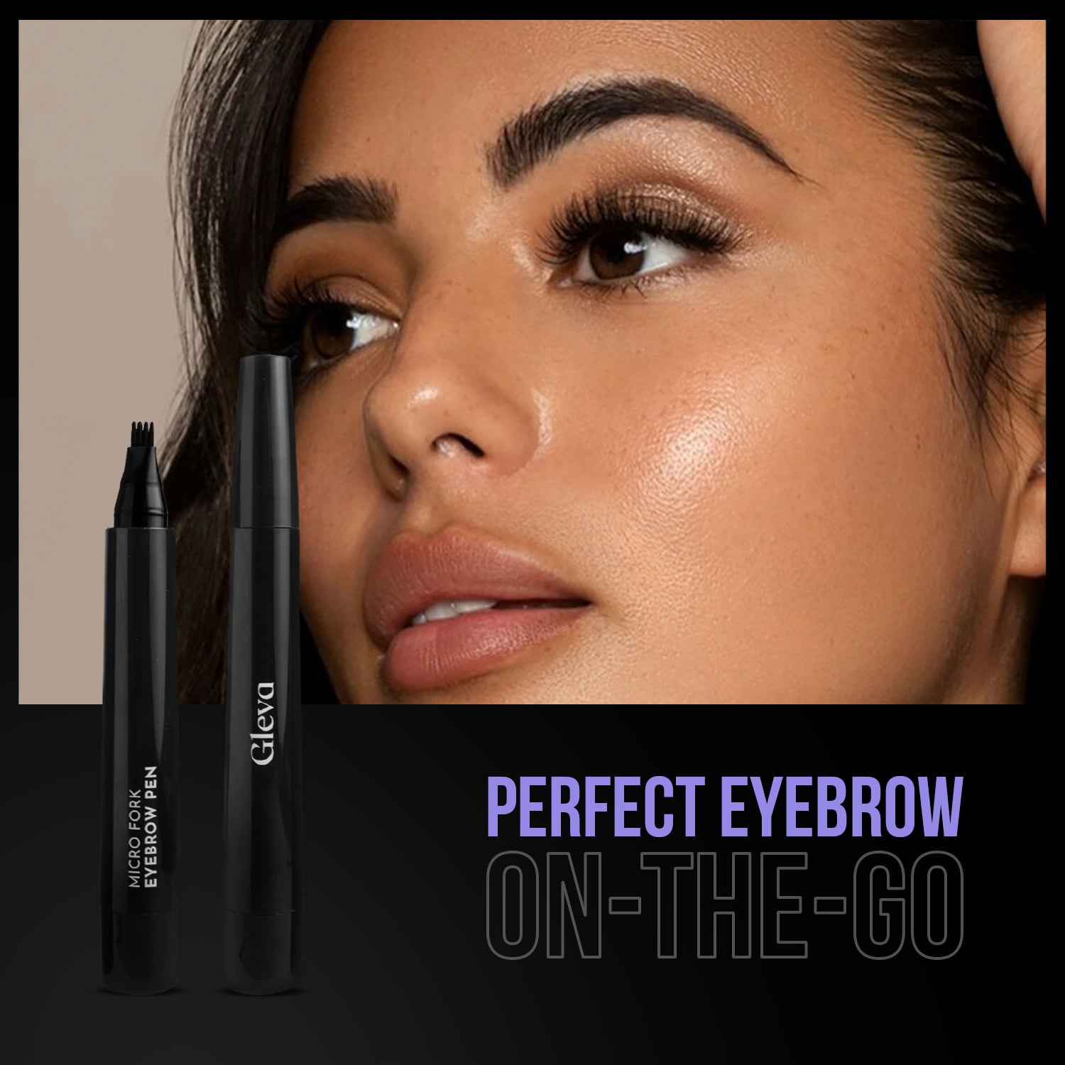 Micro Fork Eyebrow Pen + Free (Compact Gel Eyeliner)