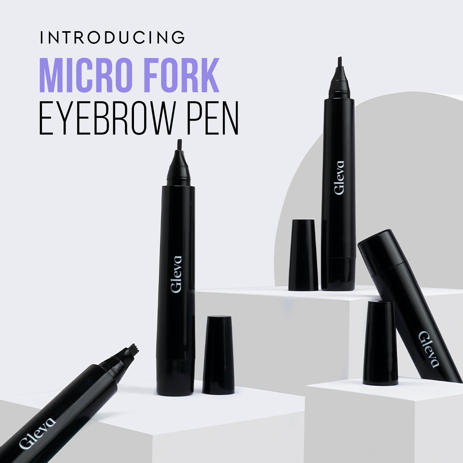 Micro Fork Eyebrow Pen + Free (Compact Gel Eyeliner)