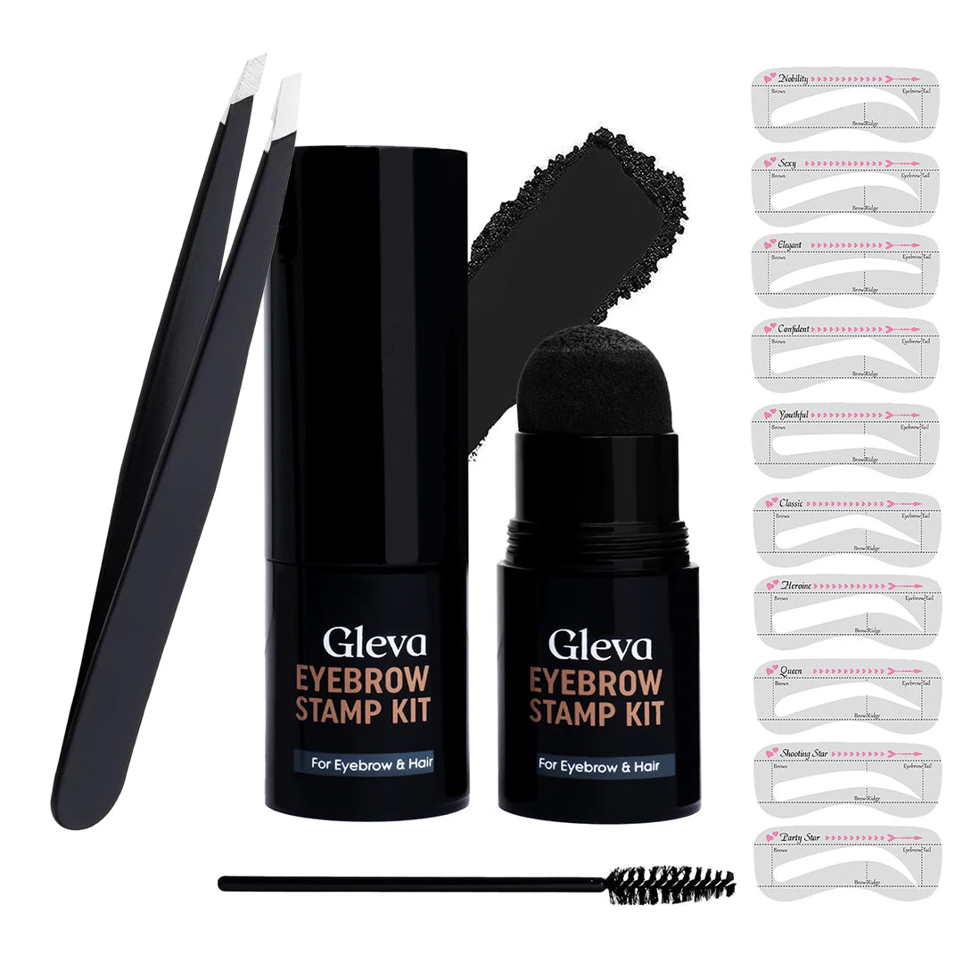 Gleva Eyebrow Stamp + (Free Lash Tweezer)