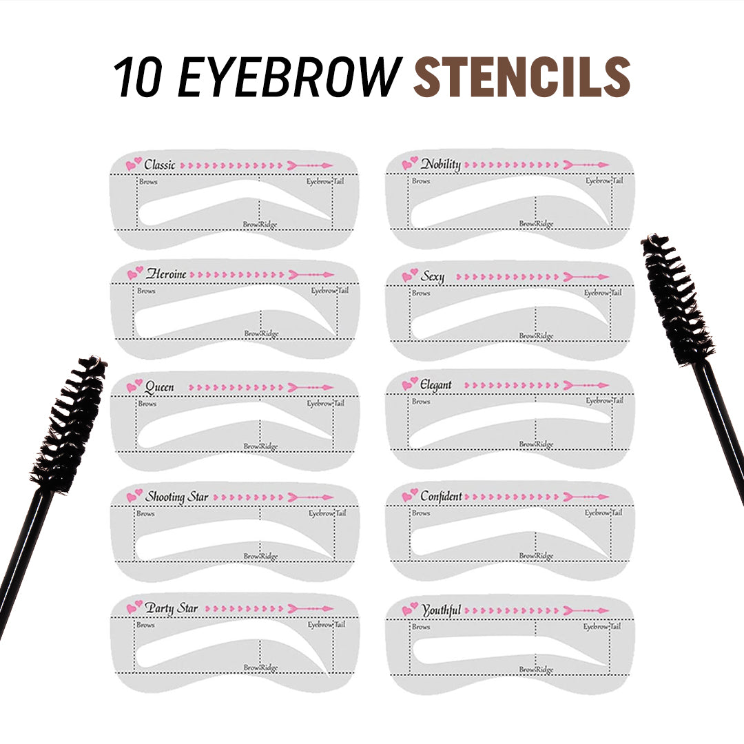 Gleva Eyebrow Stamp + (Free Lash Tweezer)