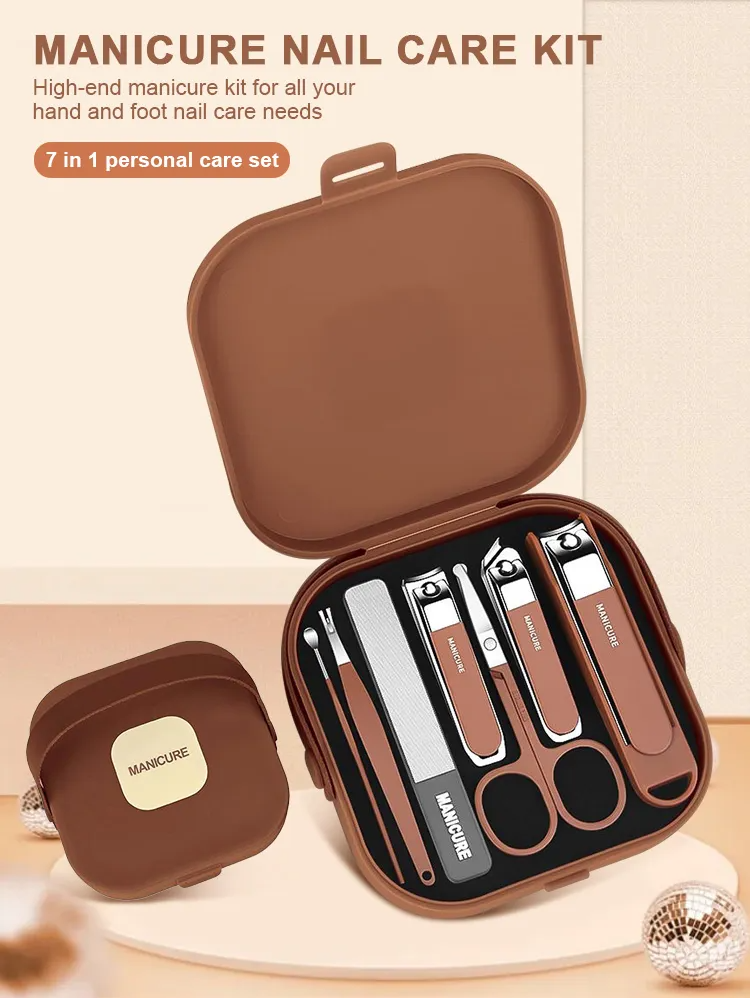 Portable Nail Clipper Set (7 Pieces)