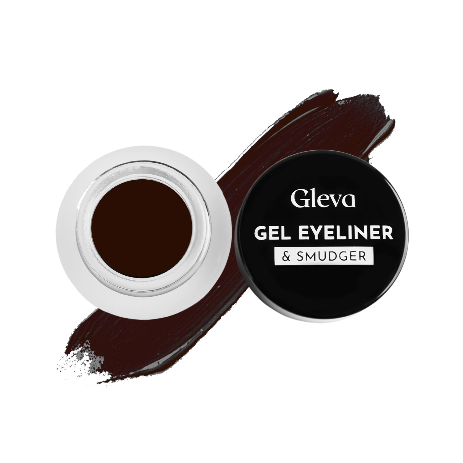 Compact Gel Eyeliner + (Free Eye Brushes Set)