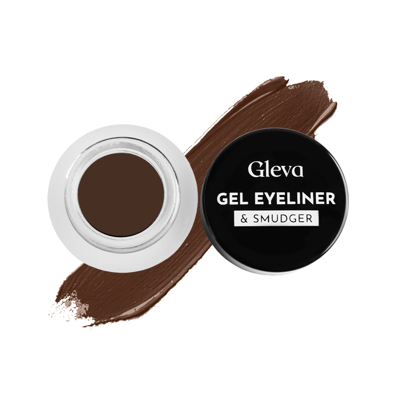 Compact Gel Eyeliner + (Free Eye Brushes Set)