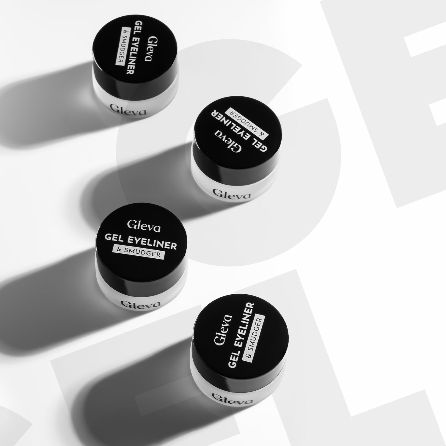 Compact Gel Eyeliner + (Free Eye Brushes Set)
