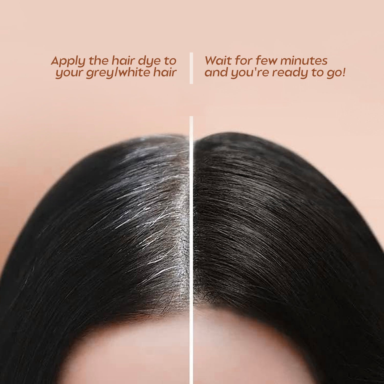Magic Greyhair Dye + (Free Detan Hair Brush)