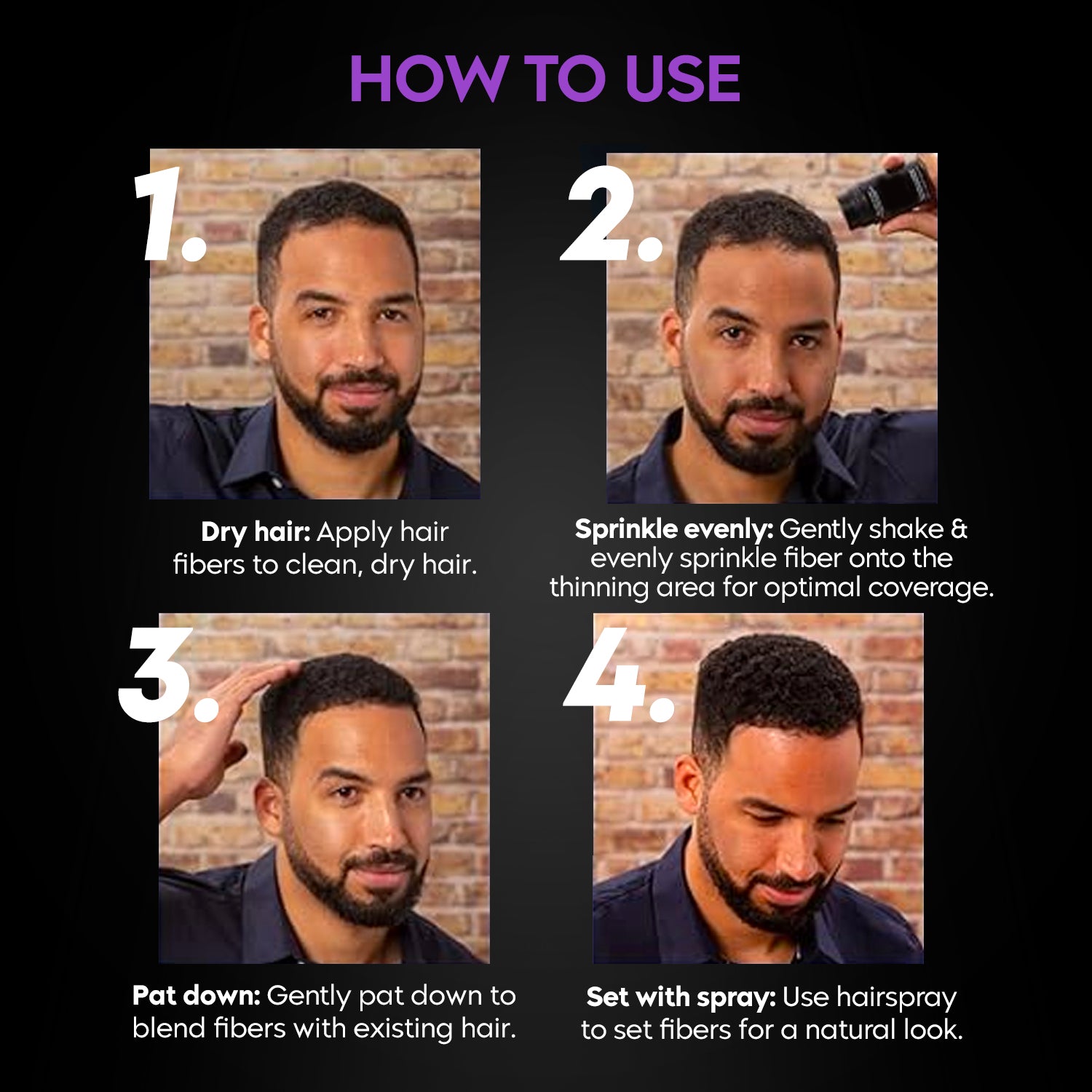 Hair Building Fibers + Free Gifts (Hair Comb +Massager)