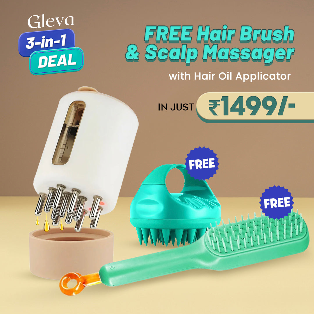 Electric Scalp Massager and Hair Oil Applicator