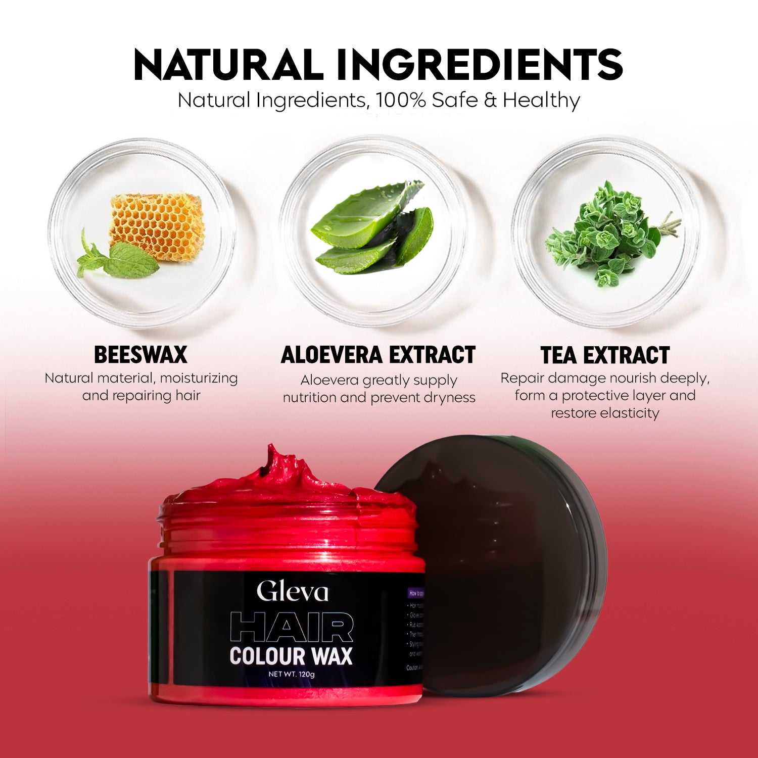 Temporary One Wash Hair Color Wax (Buy 1 Ger 1 Free)
