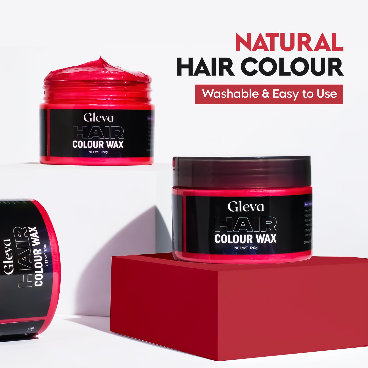 Temporary One Wash Hair Color Wax (Buy 1 Ger 1 Free)