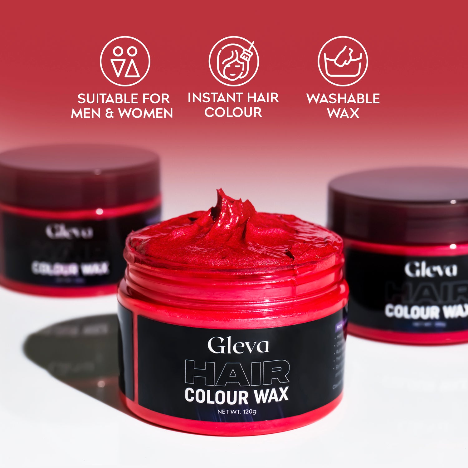 Temporary One Wash Hair Color Wax (Buy 1 Ger 1 Free)