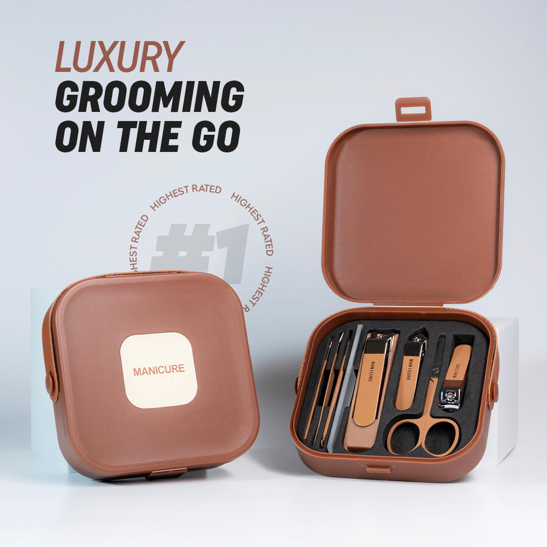 Portable Nail Clipper Set (8 Pieces)