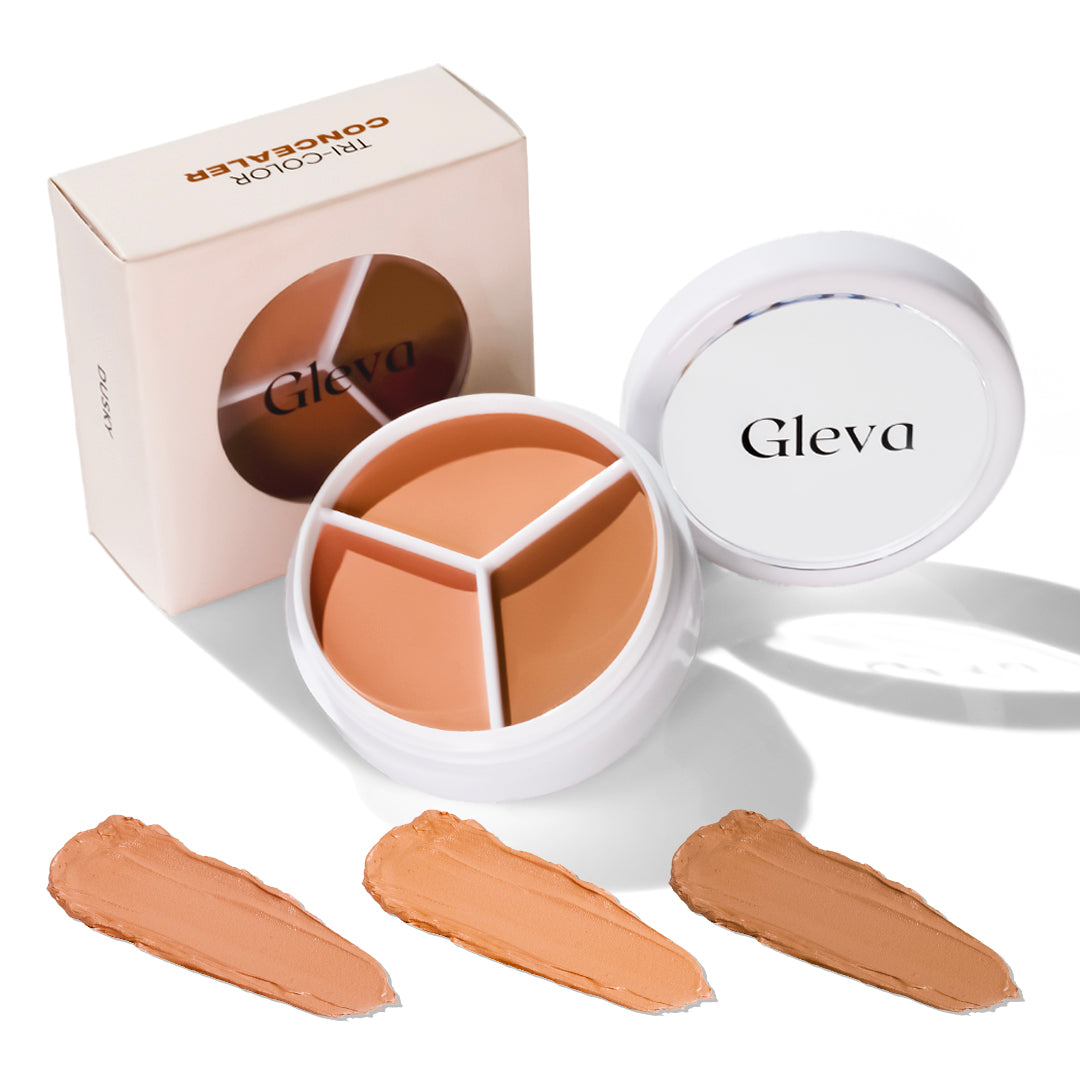 Tri-color Concealer (Free Makeup Puff)