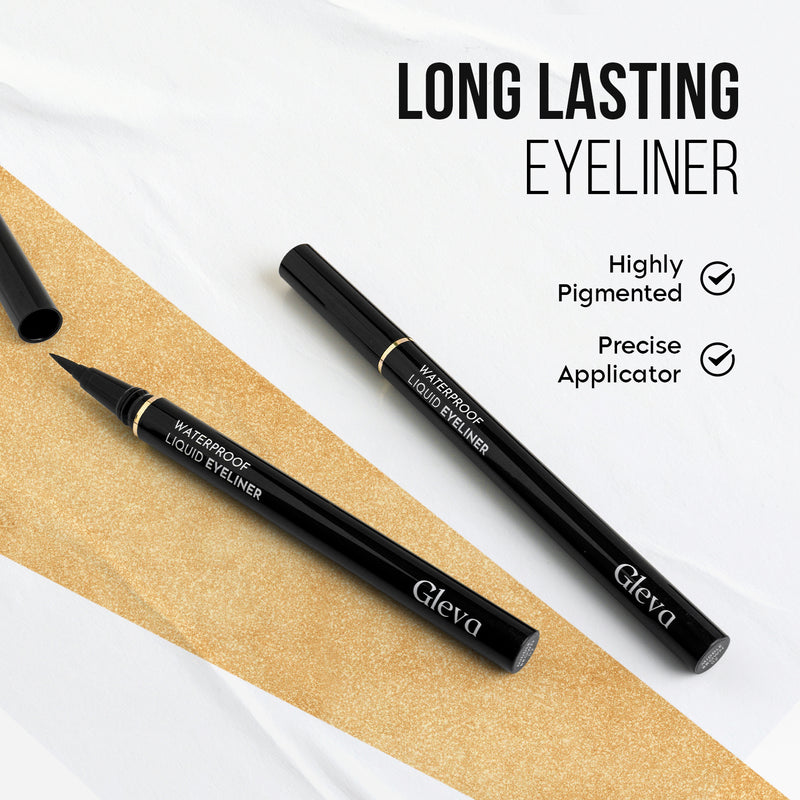 Combo Of Diamond Setting Spray+Waterproof Liquid Eyeliner