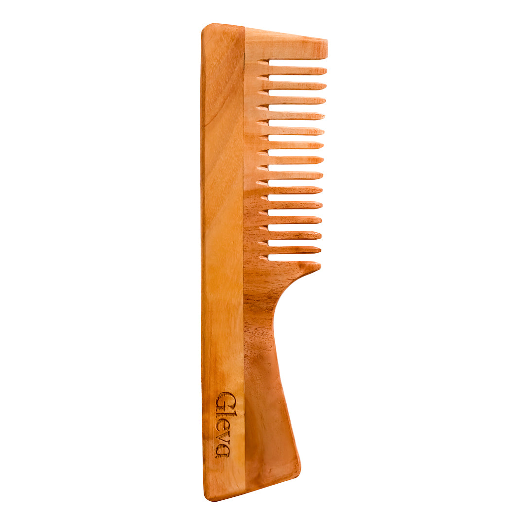 Neem Wood Handle Hair Comb