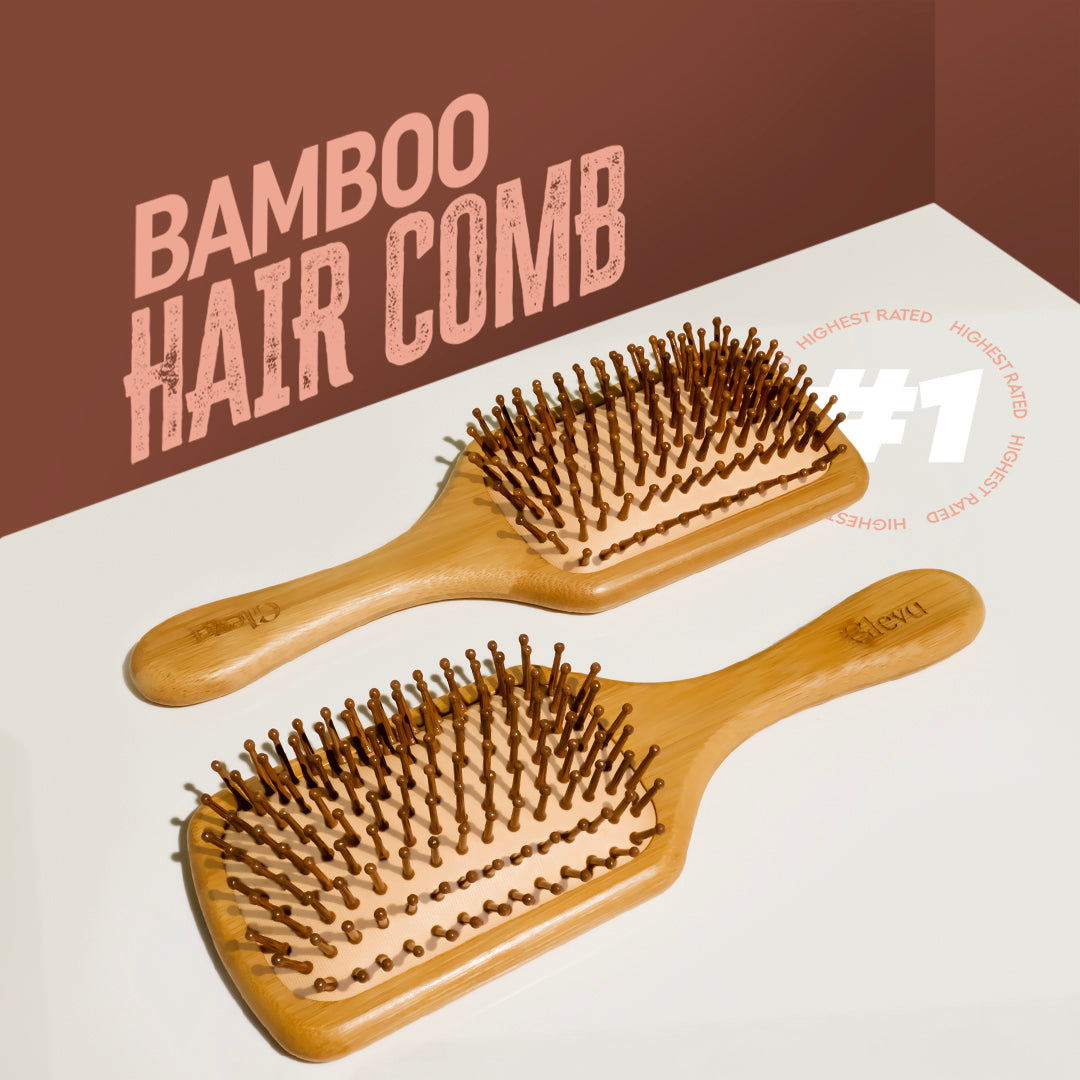 Bamboo Paddle Hair Brush