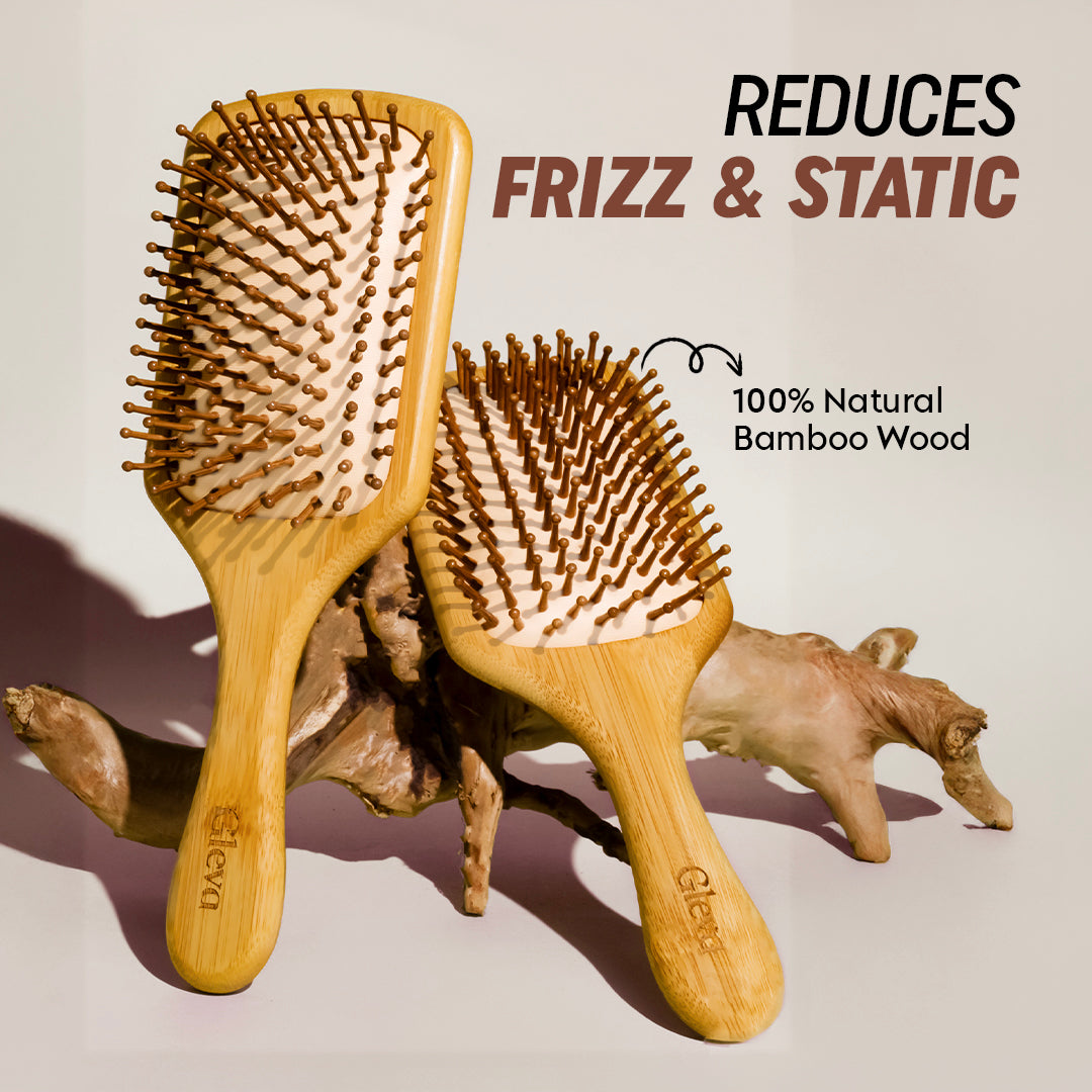 Bamboo Paddle Hair Brush