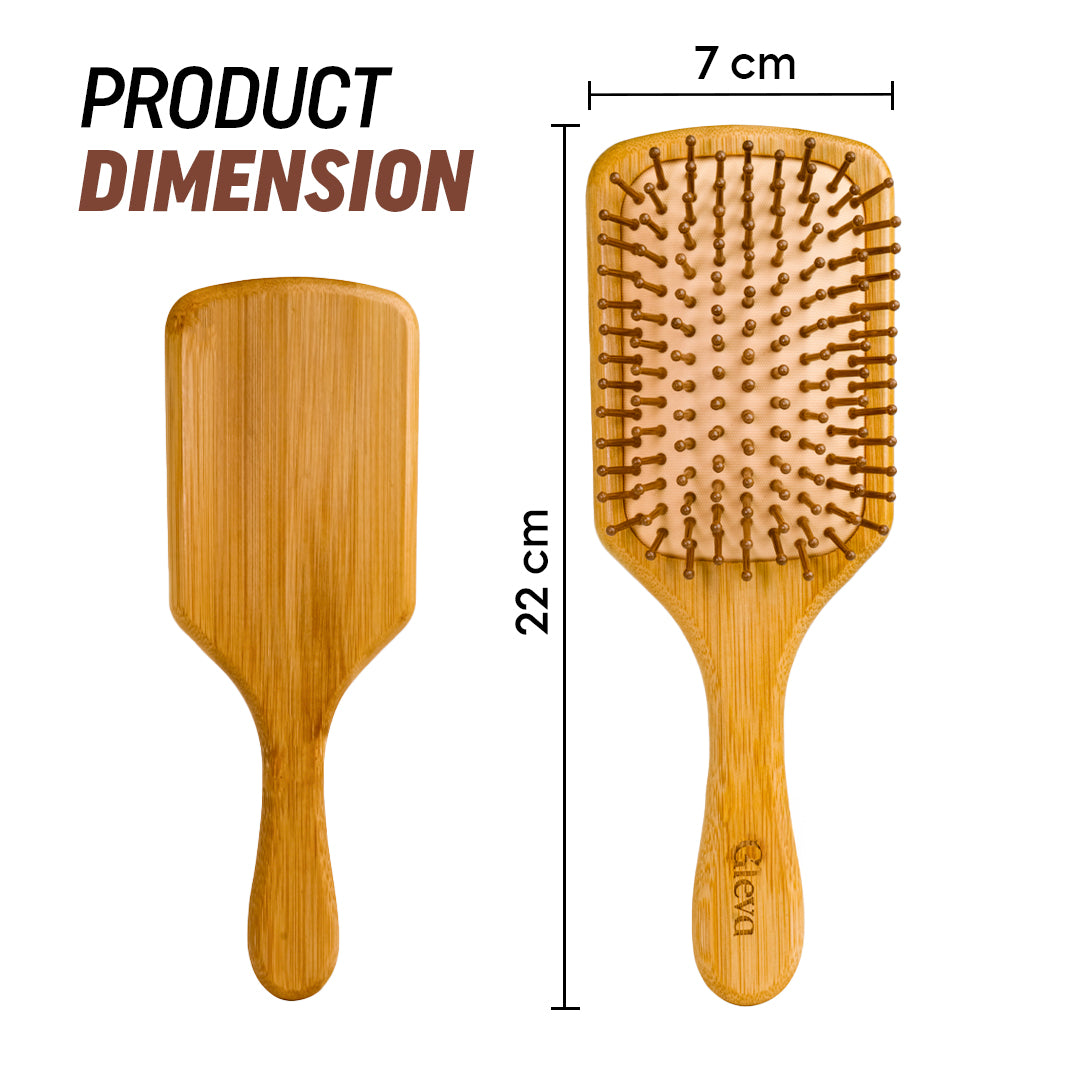 Bamboo Paddle Hair Brush