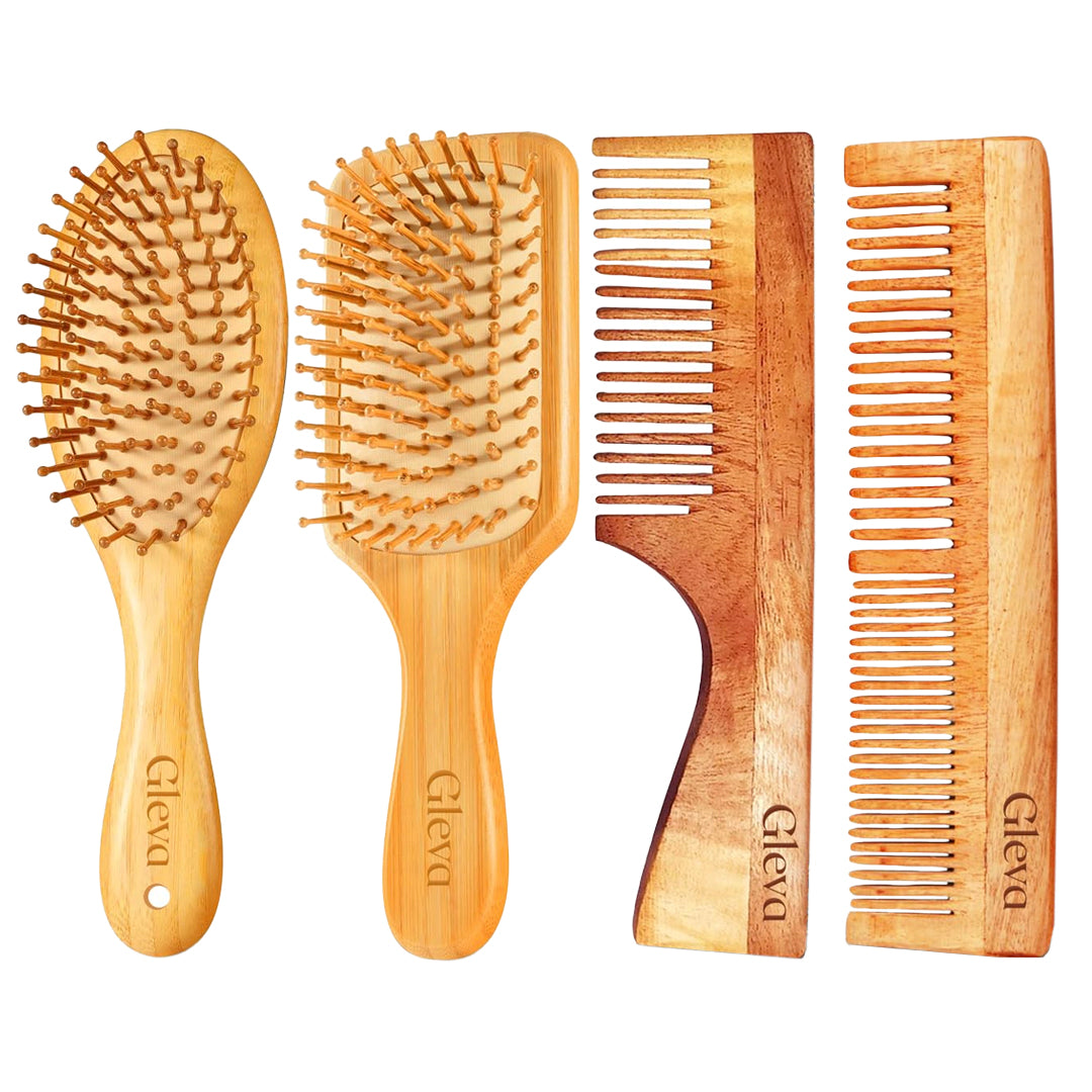 The Bamboo Hair Care Combo (4-Piece Set)